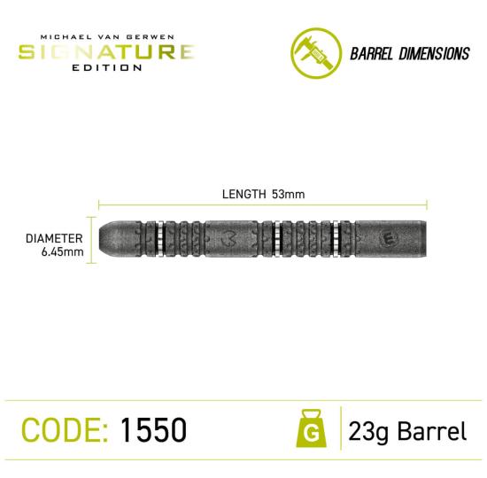 Winmau MVG Signature Edition Steeldart 22-23-24g