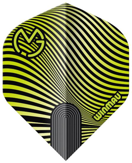 Winmau Prism Delta MvG Flight Grün-Schwarz
