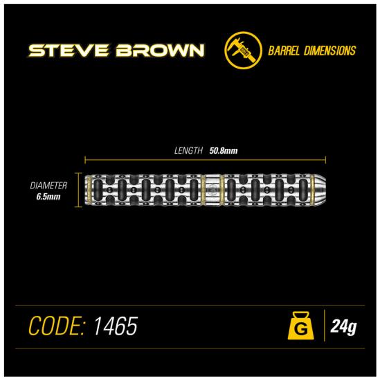Winmau 1465 Steve Brown Steeldart 24g