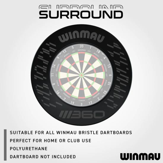 Winmau Surround Blade 360 Schwarz