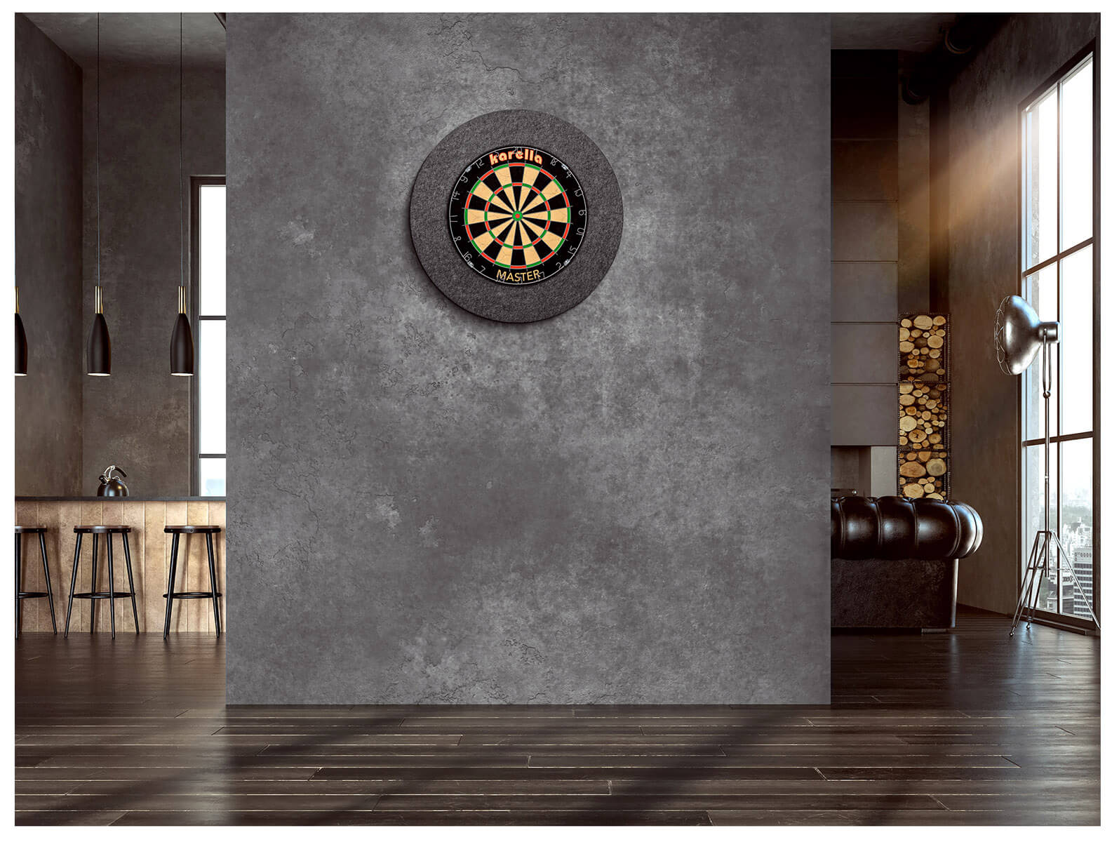 Karella Schallschutz für Steeldartboards Steel Dartscheibe Schallschutz