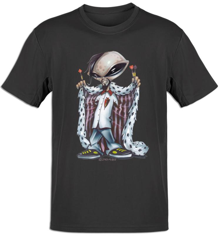 Premium T-Shirt Alien King ohne Krone