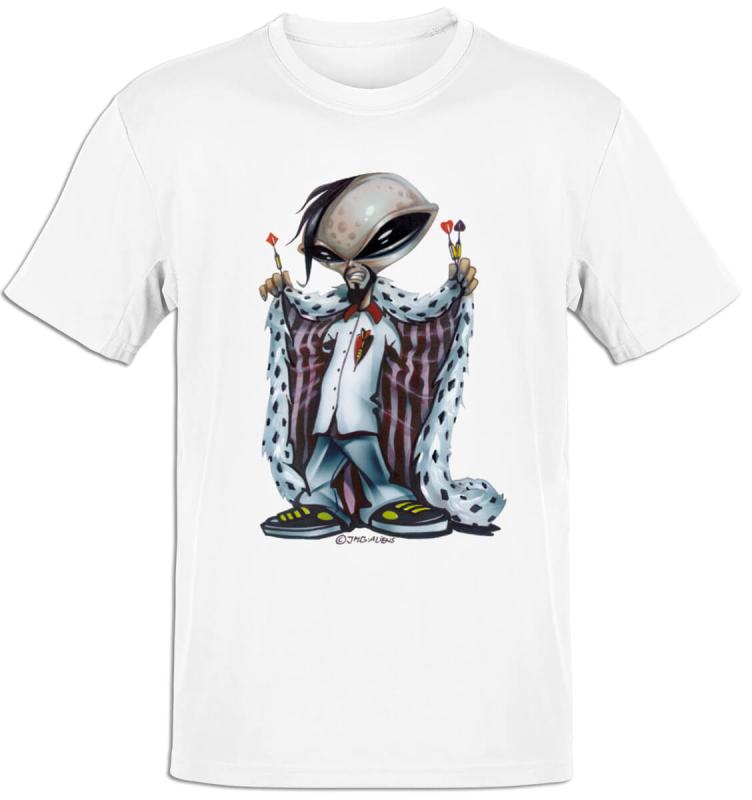 Premium T-Shirt Alien King ohne Krone