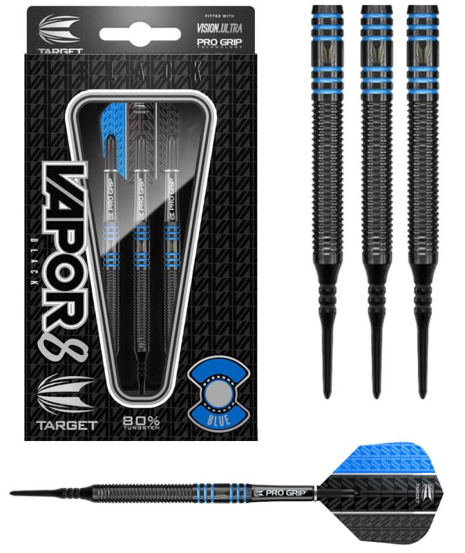 Target Vapor8 Black Blau Softdart 18-21g Target Vapor8 Black Blau Softdart 18-21g
