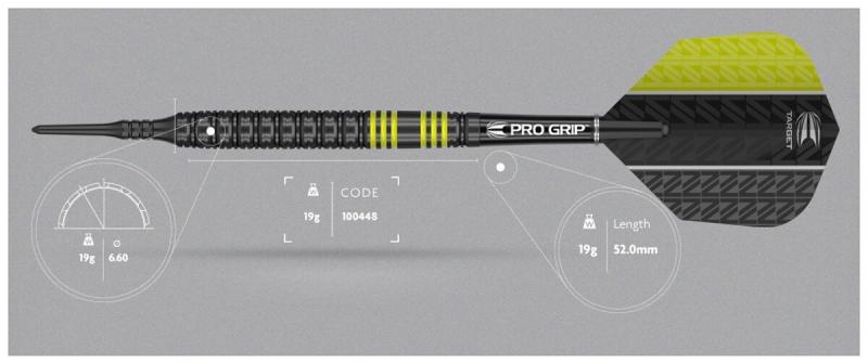 Target Vapor8 Black Gelb Softdart 19g Target Vapor8 Black Gelb Softdart 19g
