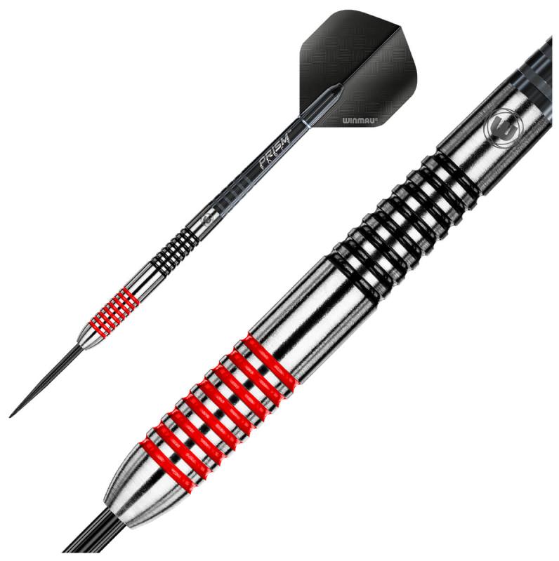 Ton Machine Schwarz-Rot Steeldart 22-24-26g Ton Machine Schwarz-Rot Steeldart 22-24-26g