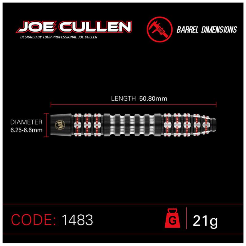 Winmau Joe Cullen Steeldart Ignition Series 21-23g Winmau Joe Cullen Steeldart Ignition Series 21-23g