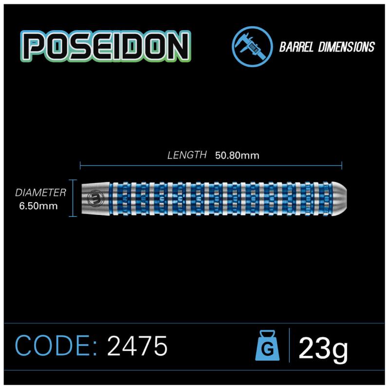 Winmau Poseidon Steeldart 23-24-25g Winmau Poseidon Steeldart 23-24-25g