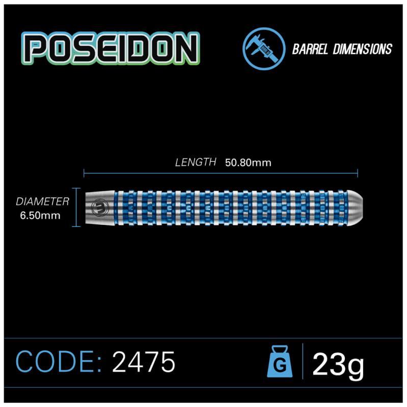 Winmau Poseidon Steeldart 23-24-25g