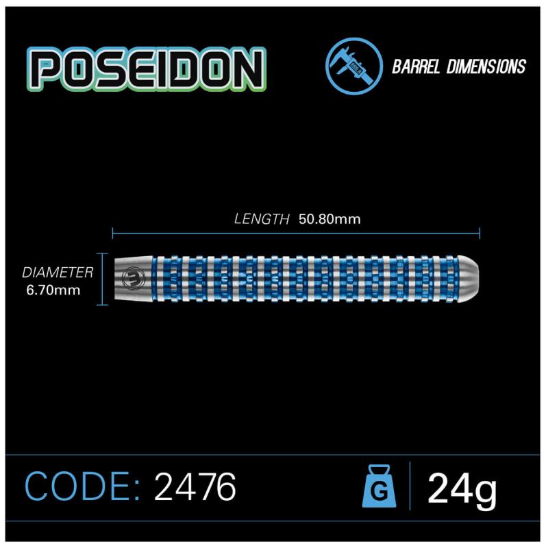 Winmau Poseidon Steeldart 23-24-25g