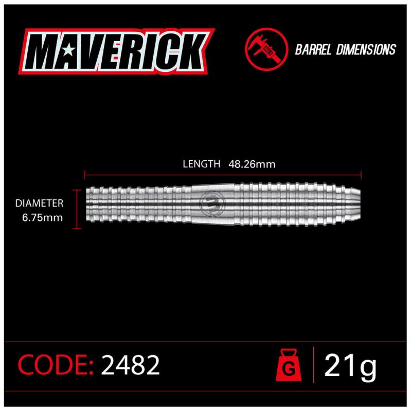 Winmau Maverick Steeldart 21-25g Winmau Maverick Steeldart 21-25g