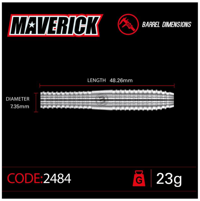 Winmau Maverick Steeldart 21-25g Winmau Maverick Steeldart 21-25g