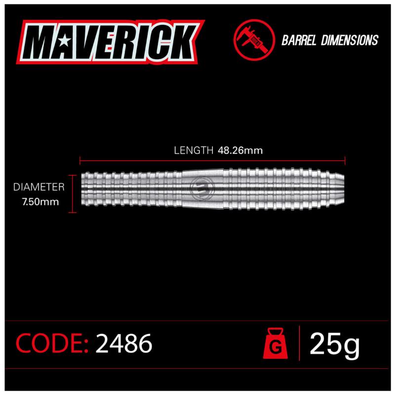 Winmau Maverick Steeldart 21-25g Winmau Maverick Steeldart 21-25g