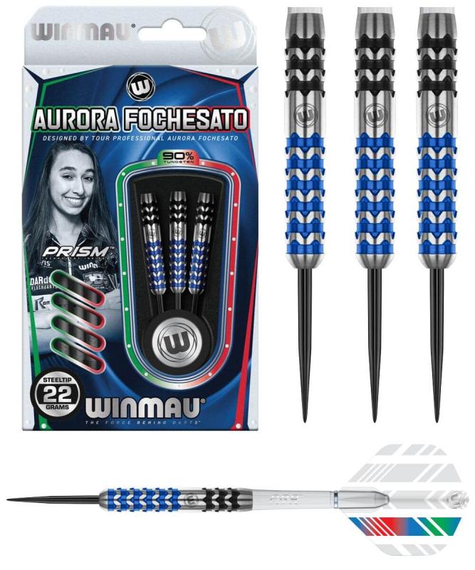 Winmau Aurora Fochesato Steeldart 22g Winmau Aurora Fochesato Steeldart 22g