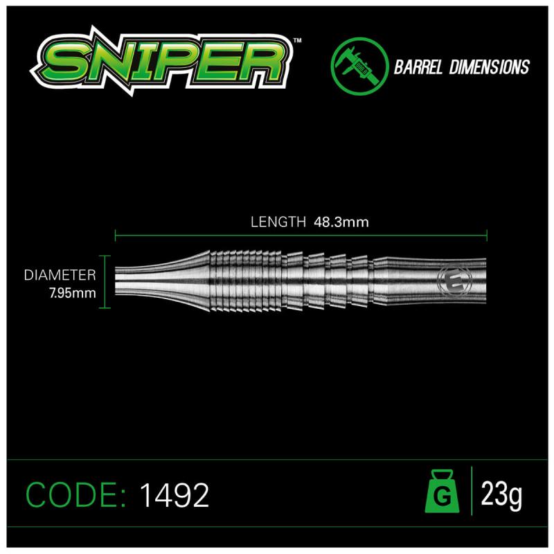 Winmau Sniper 90% Steeldart 21-23g Winmau Sniper 90% Steeldart 21-23g