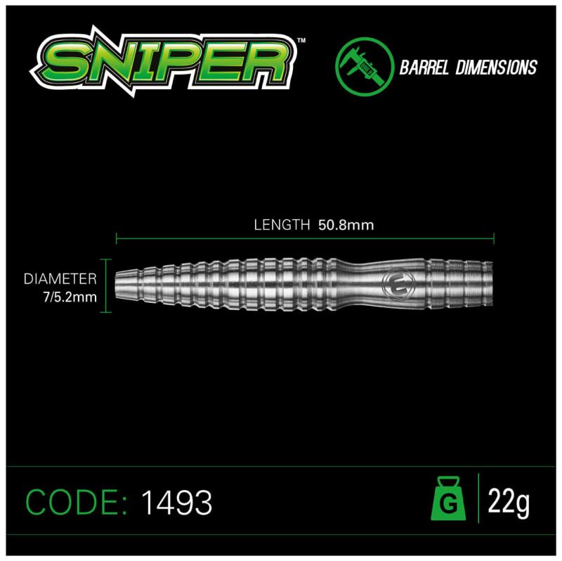 Winmau Sniper Steeldart 22-24g Winmau Sniper Steeldart 22-24g