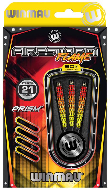 Winmau Firestorm Flame Steeldart 21-23-25g