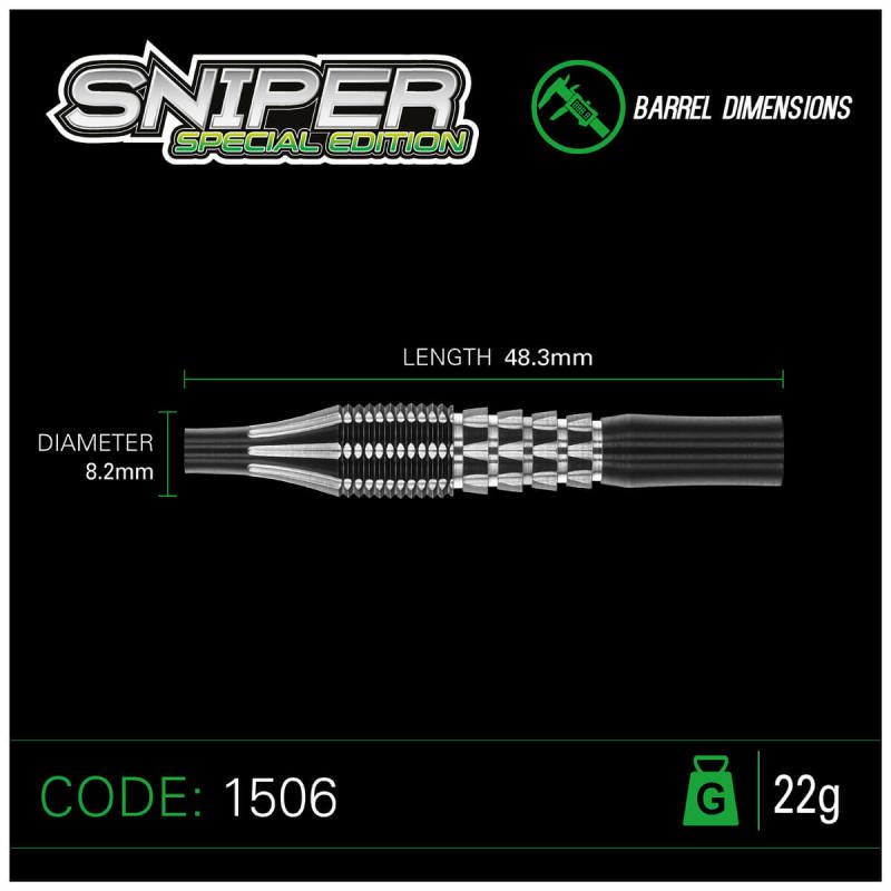 Winmau Sniper S.E Steeldart 22-24g