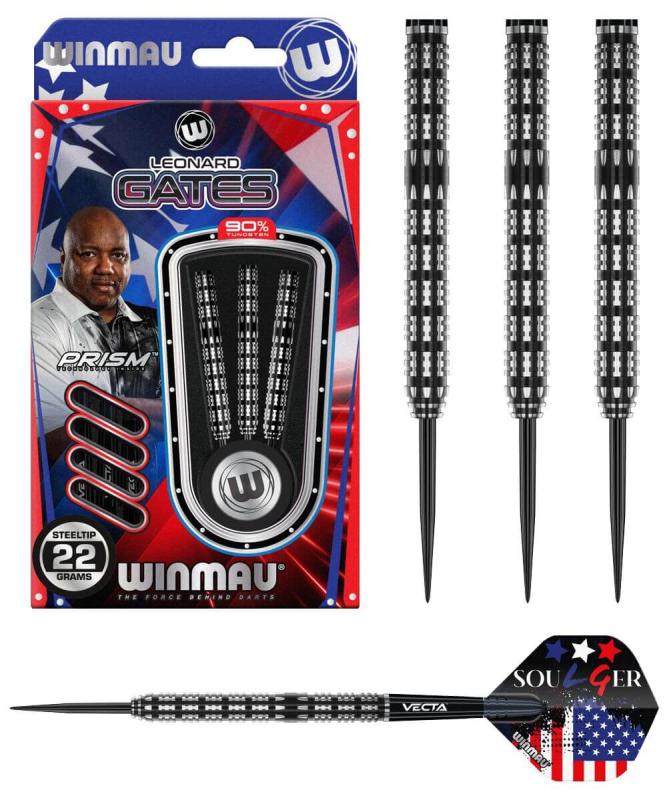 Winmau Leonard Gates 90% Tungsten Steeldart 22-24g