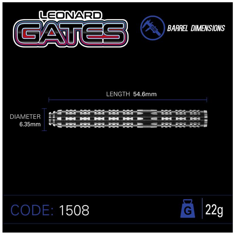 Leonard Gates 90% Tungsten Steeldart 24 g