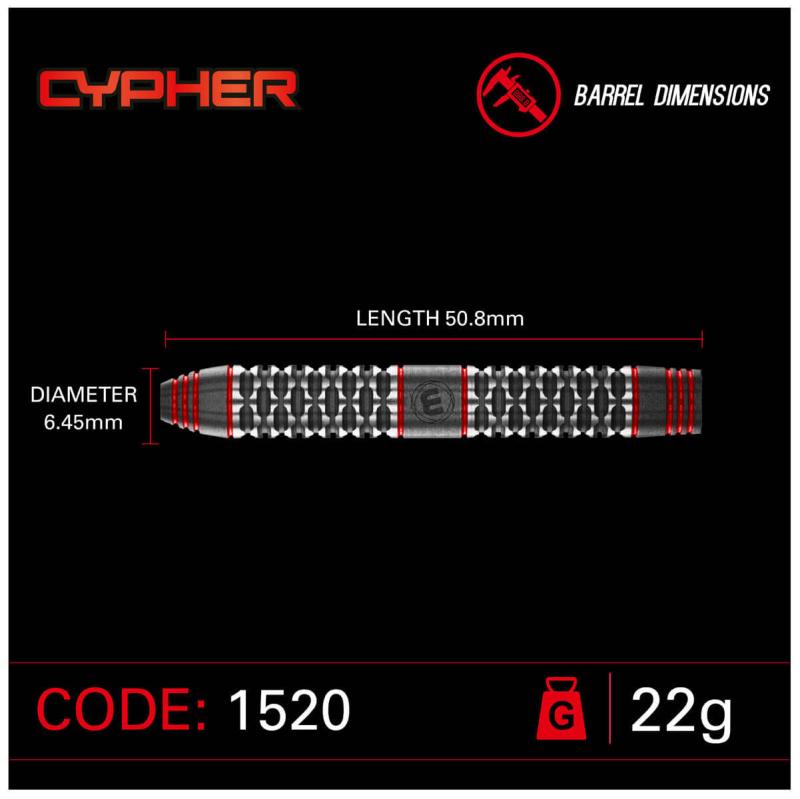 Winmau Cypher Steeldart 22-24-26g
