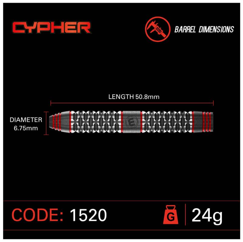Winmau Cypher Steeldart 22-24-26g