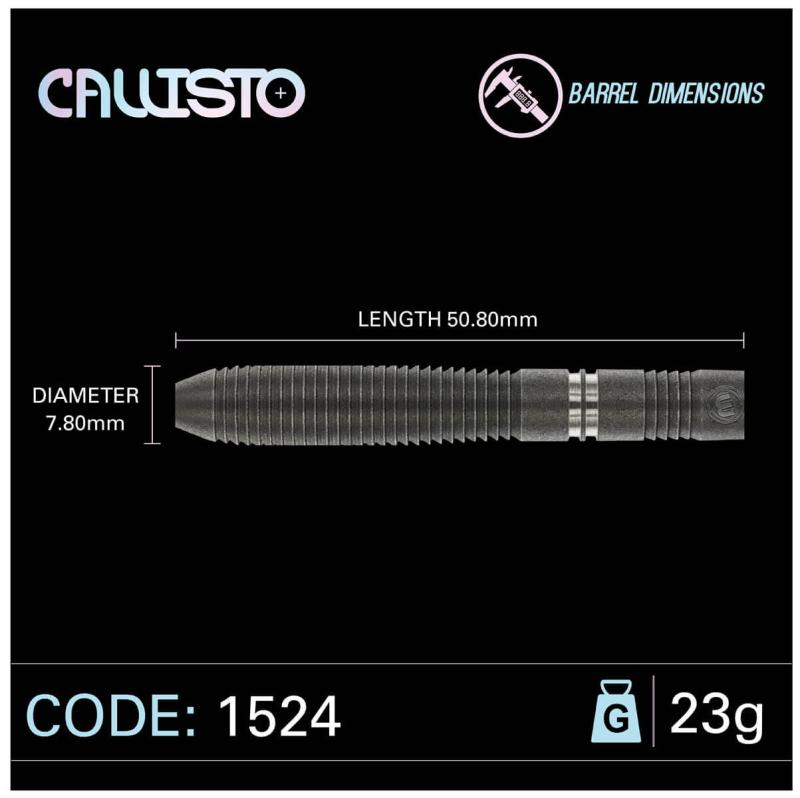 Winmau Callisto Steeldart 23-24-25g