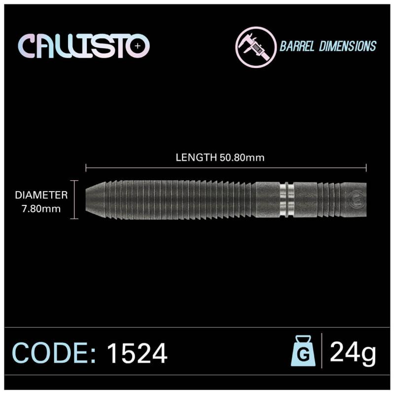 Winmau Callisto Steeldart 23-24-25g