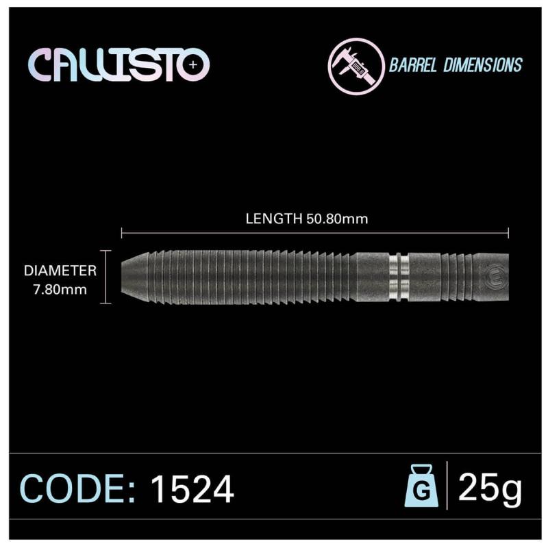 Winmau Callisto Steeldart 23-24-25g