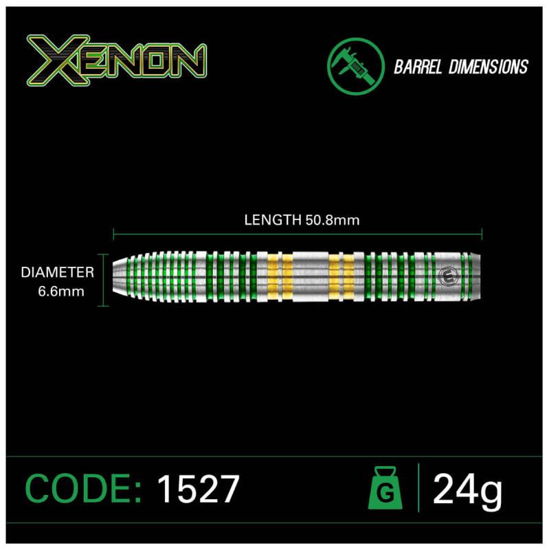 Winmau Xenon Steeldart 23-24-25g Winmau Xenon Steeldart 23-24-25g