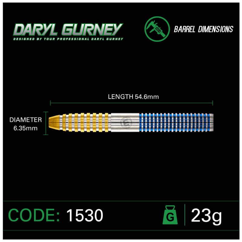 Winmau Daryl Gurney SC 1.0 Series Steeldart 23g Winmau Daryl Gurney SC 1.0 Series Steeldart 23g