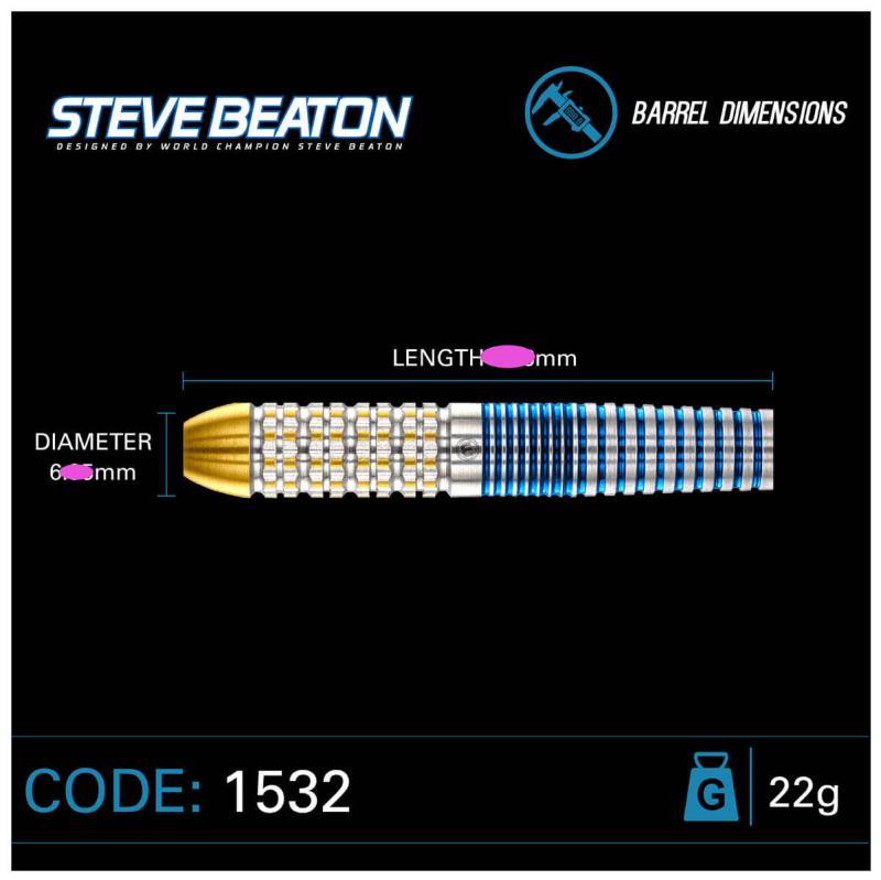 Winmau Steve Beaton Legacy Edition Steeldart 22-24g Winmau Steve Beaton Legacy Edition Steeldart 22-24g