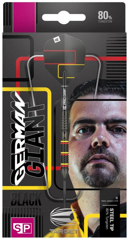 Target Gabriel Clemens 80% Schwarz Steeldart 22-23-24g Target Gabriel Clemens 80% Schwarz Steeldart 22-23-24g