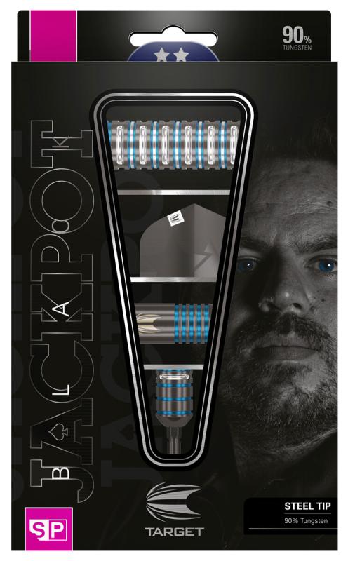 Adrian Lewis 90% Black 2022 Steeldart 22-24-26g Adrian Lewis 90% Black 2022 Steeldart 22-24-26g