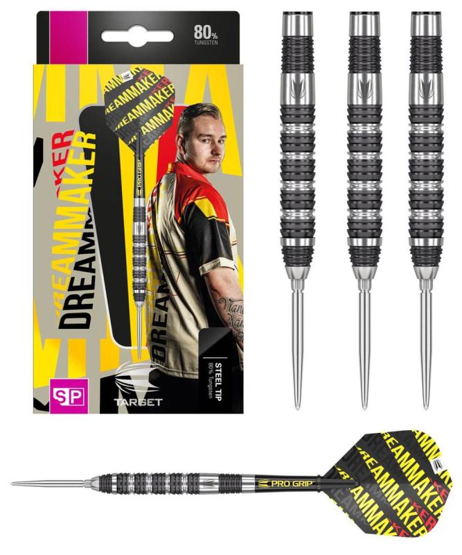 Dimitri van den Bergh 80% Steeldart 22-24-26g Dimitri van den Bergh 80% Steeldart 22-24-26g