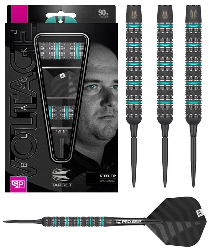 Target Rob Cross Black Edition 90% Steeldart 22-23-24g