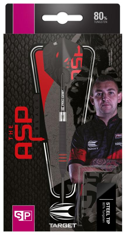Target Nathan Aspinall 80% Black SP Steeldart 22-24g Target Nathan Aspinall 80% Black SP Steeldart 22-24g