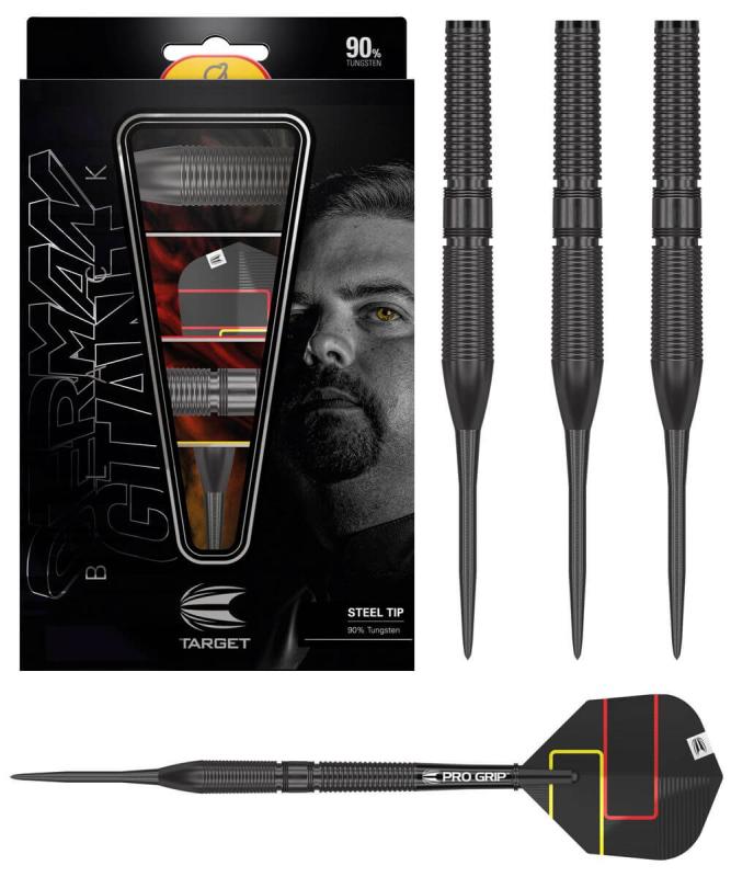 Target Gabriel Clemens 90% Schwarz Steeldart 21-23g Target Gabriel Clemens 90% Schwarz Steeldart 21-23g