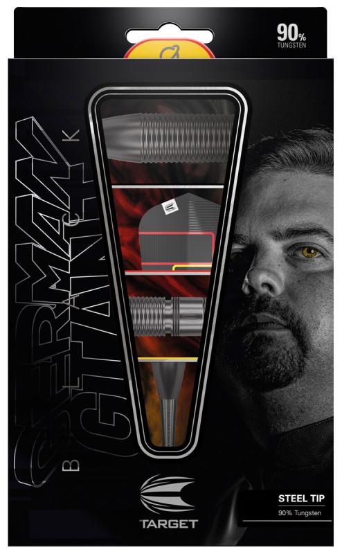 Target Gabriel Clemens 90% Schwarz Steeldart 21-23g Target Gabriel Clemens 90% Schwarz Steeldart 21-23g
