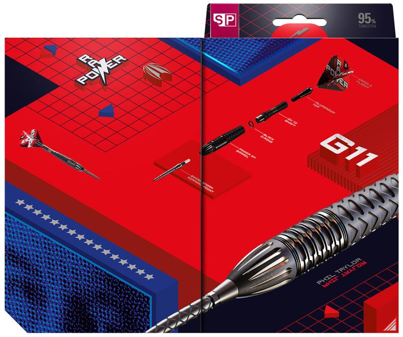 Target Phil Taylor Raw Power G11 95% Steeldart 22-24-26g Target Phil Taylor Raw Power G11 95% Steeldart 22-24-26g