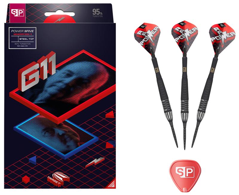 Target Phil Taylor Raw Power G11 95% Steeldart 26 g