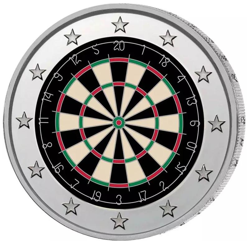2-Euro-Künstlerausgabe Darts 2-Euro-Künstlerausgabe Darts