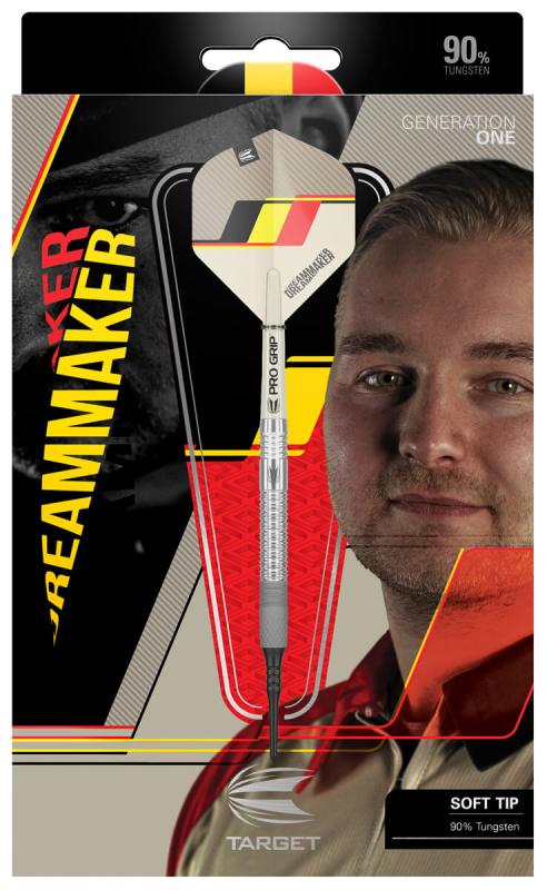 Target Dimitri van den Bergh G1 90% Softdart 19-21g Target Dimitri van den Bergh G1 90% Softdart 19-21g