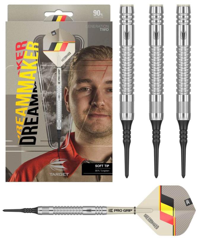 Target Dimitri van den Bergh G2 90% Softdart 19-21g Target Dimitri van den Bergh G2 90% Softdart 19-21g