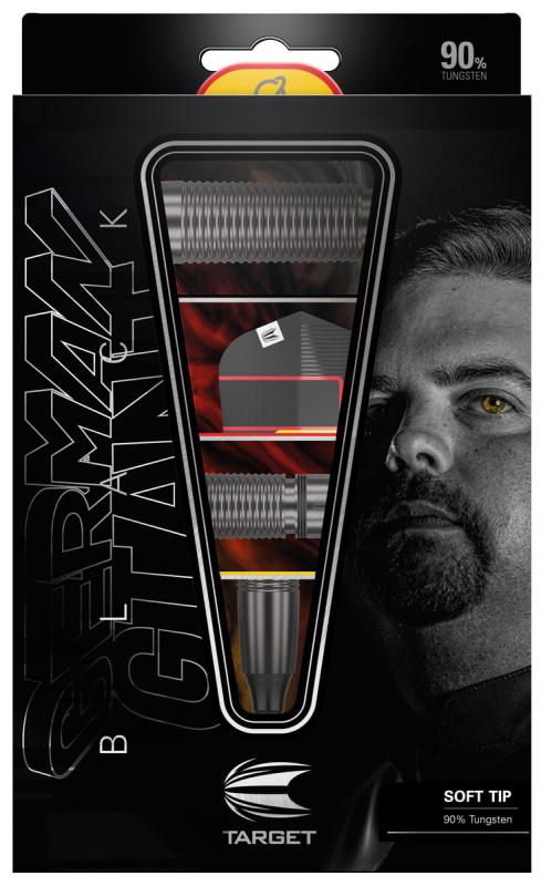 Target Gabriel Clemens 90% Schwarz Softdart 19g Target Gabriel Clemens 90% Schwarz Softdart 19g