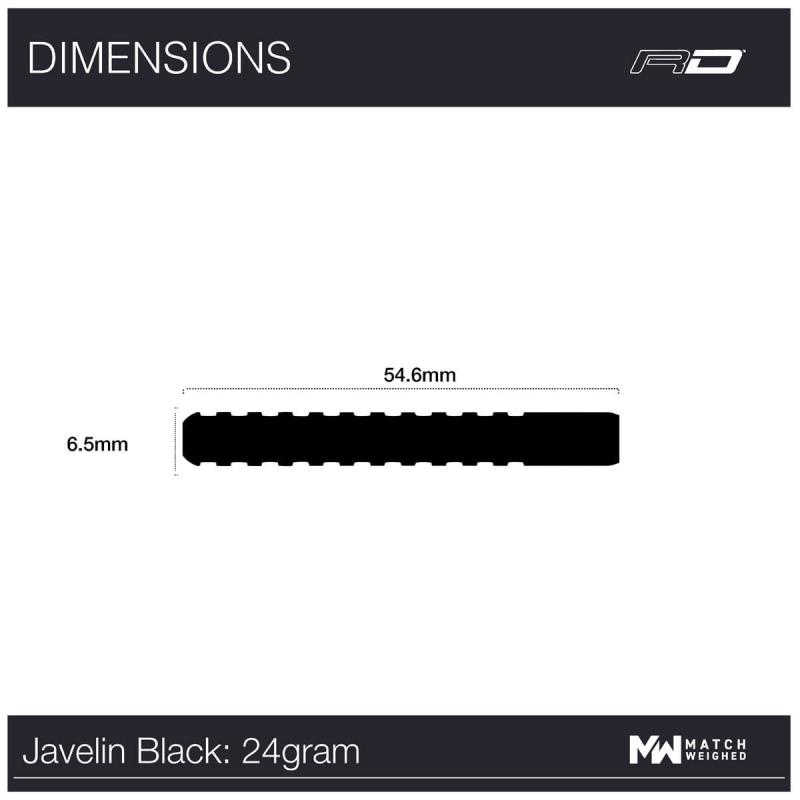 RedDragon Javelin Black Steeldart 24 g