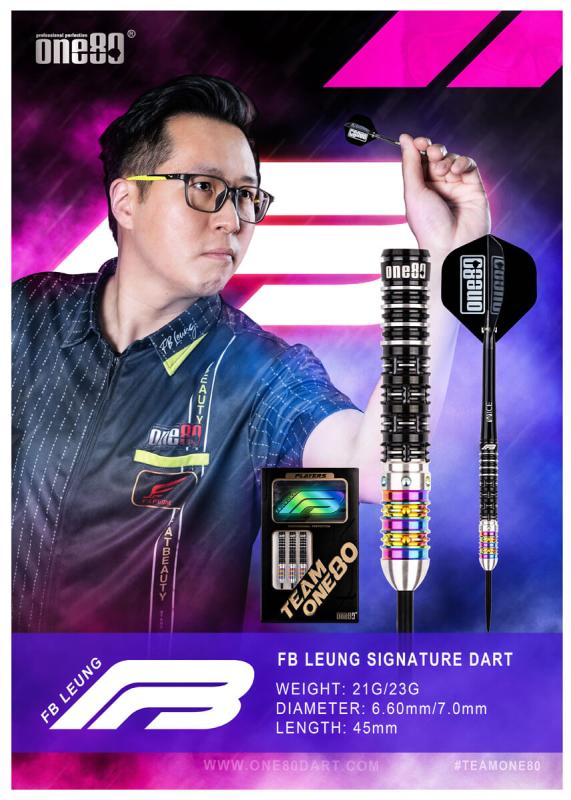One80 FB Leung Signature Dart Steeldart 21-23g