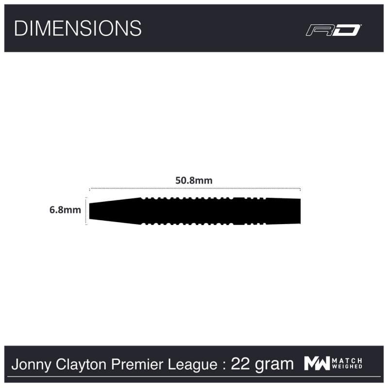 RedDragon Jonny Clayton Premier League SE Steeldart 22 g