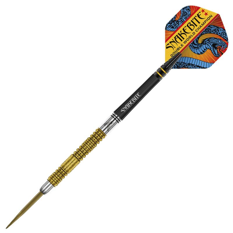 Peter Wright Snakebite Double World Champion SE Gold Plus Steeldart 20-22-24g Peter Wright Snakebite Double World Champion SE Gold Plus Steeldart 20-22-24g