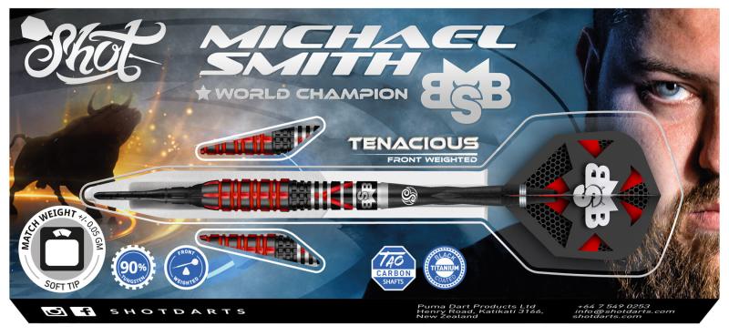 Shot Michael Smith Tenacious 90% Softdart 18-20g